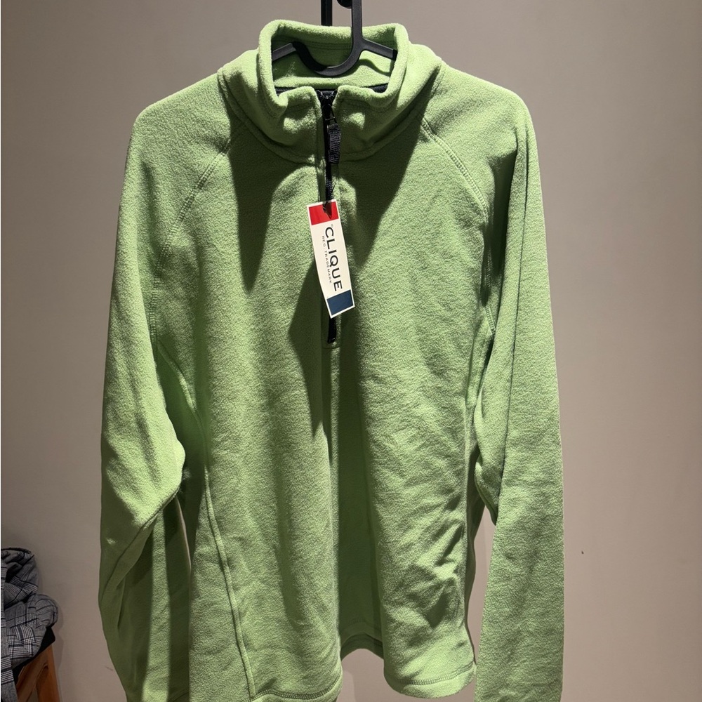 Clique Green Pullover Fleece